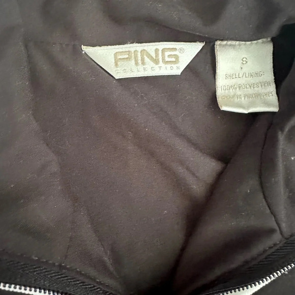 Ping Golf Performance Full Zip Lightweight Wind Vest Mens Small - Picture 2 of 5